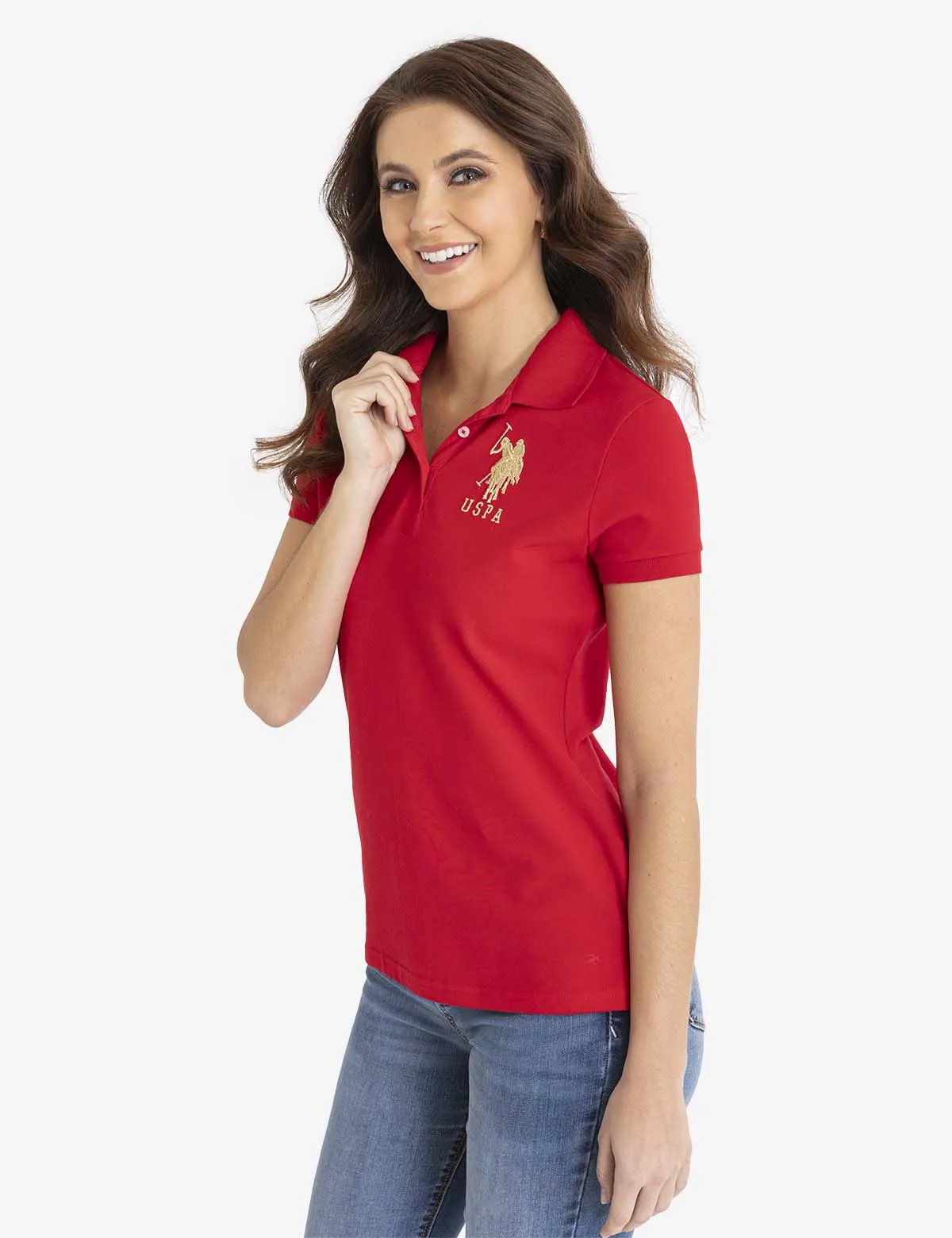 USPA METALLIC PRINT POLO SHIRT sold by U.S. Polo Assn. product image thumbnail 5