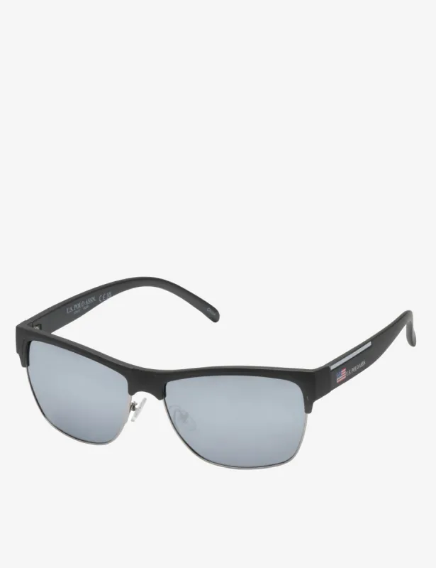 MEN'S POLARIZED RETRO RIMLESS SUNGLASSES made by U.S. Polo Assn.