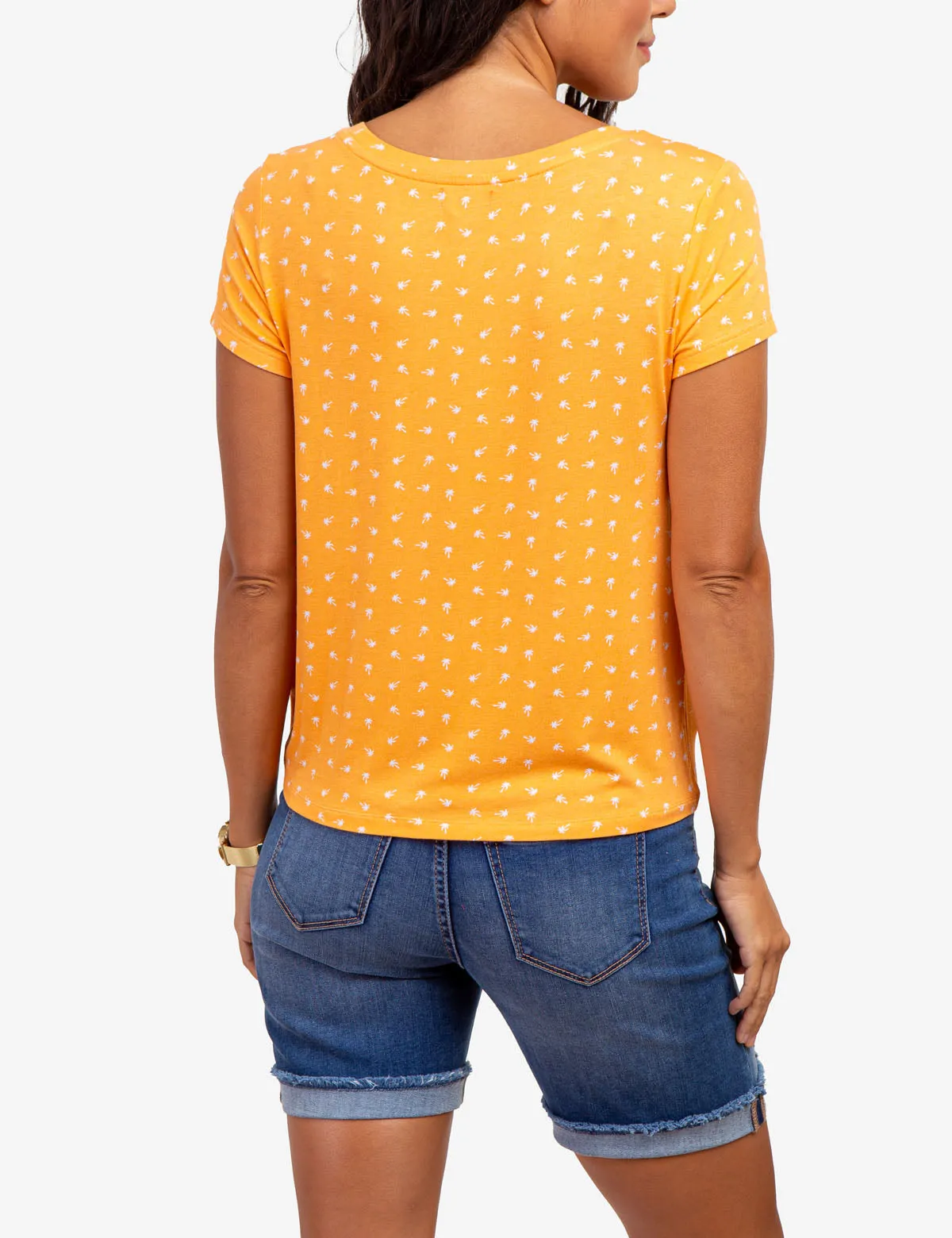 TWIST FRONT CREW NECK T-SHIRT sold by U.S. Polo Assn. product image thumbnail 4