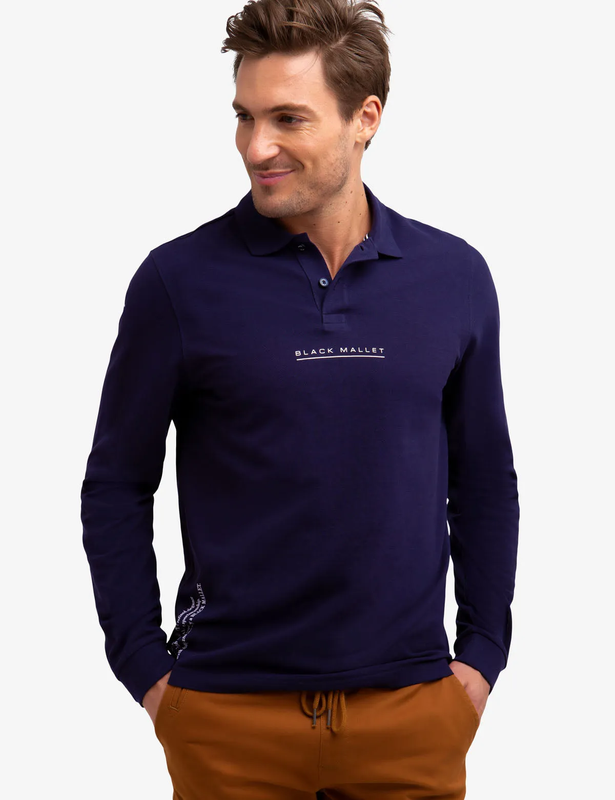SOLID PIQUE LONG SLEEVE POLO SHIRT sold by U.S. Polo Assn. product image thumbnail 4