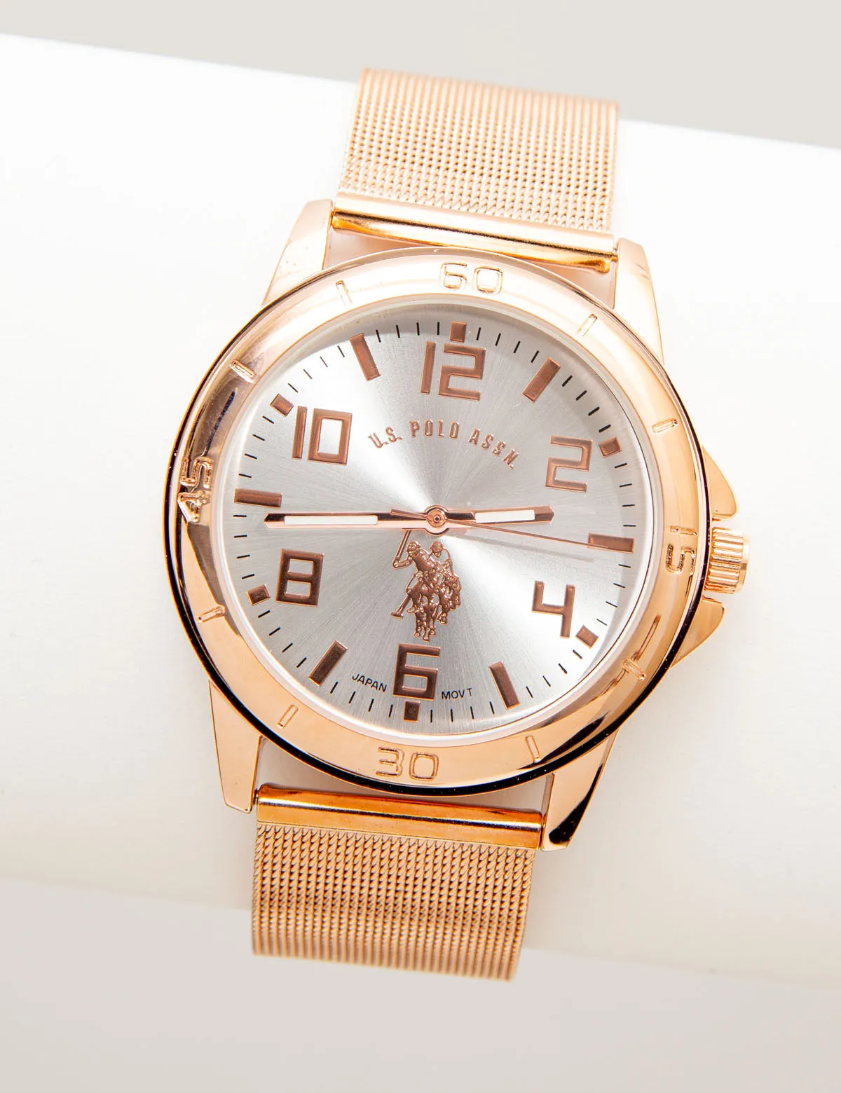 MEN'S ROSE GOLDTONE MESH BRACELET WATCH sold by U.S. Polo Assn.