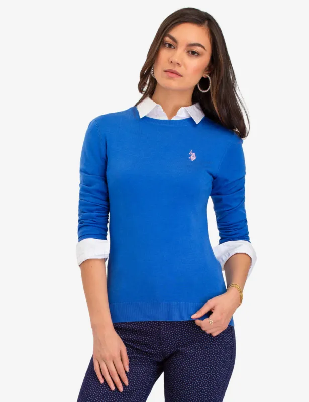 SOLID CREW NECK SWEATER sold by U.S. Polo Assn.