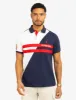 COLOR BLOCK CHEST STRIPE PIQUE POLO SHIRT sold by U.S. Polo Assn.