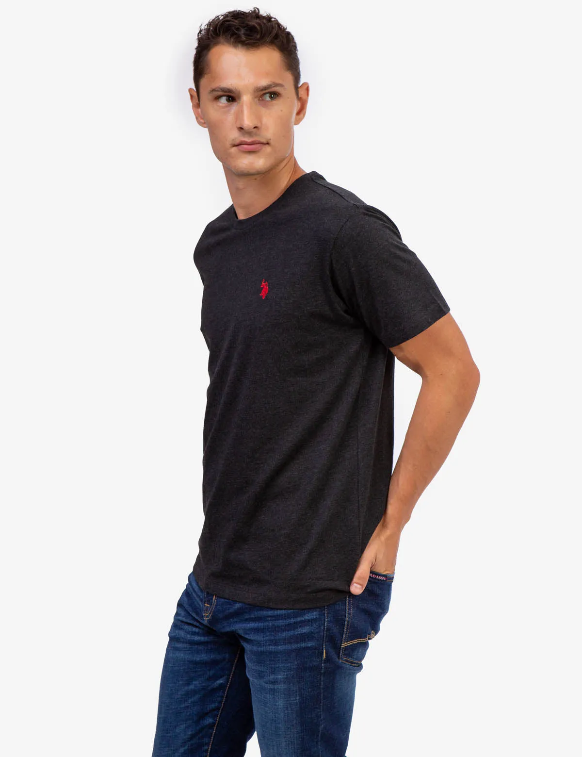 CREW NECK T-SHIRT sold by U.S. Polo Assn. product image thumbnail 3