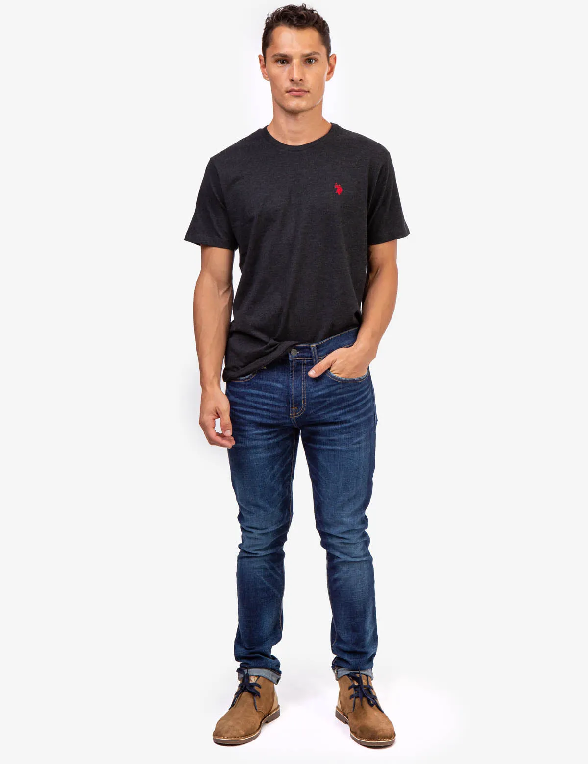 CREW NECK T-SHIRT sold by U.S. Polo Assn. product image thumbnail 2