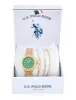 LADIES GOLDTONE WATCH AND BRACELETS SET sold by U.S. Polo Assn.