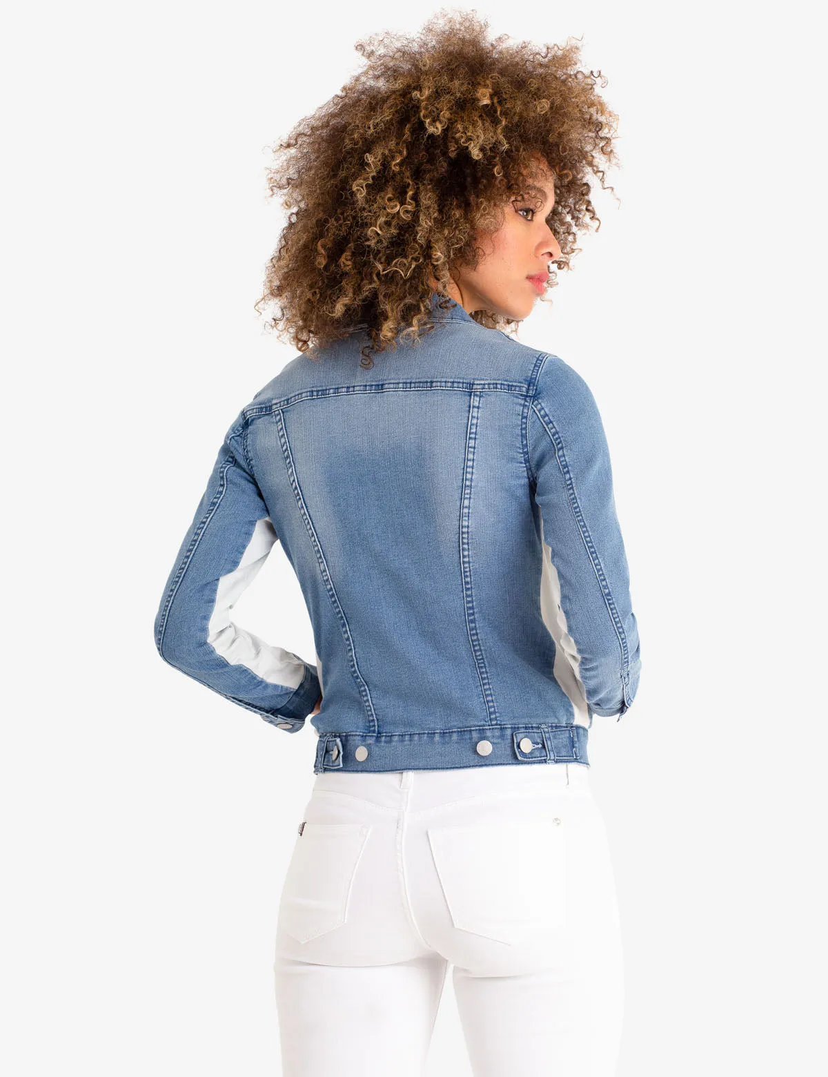 COLORBLOCK DENIM JACKET sold by U.S. Polo Assn. product image thumbnail 3