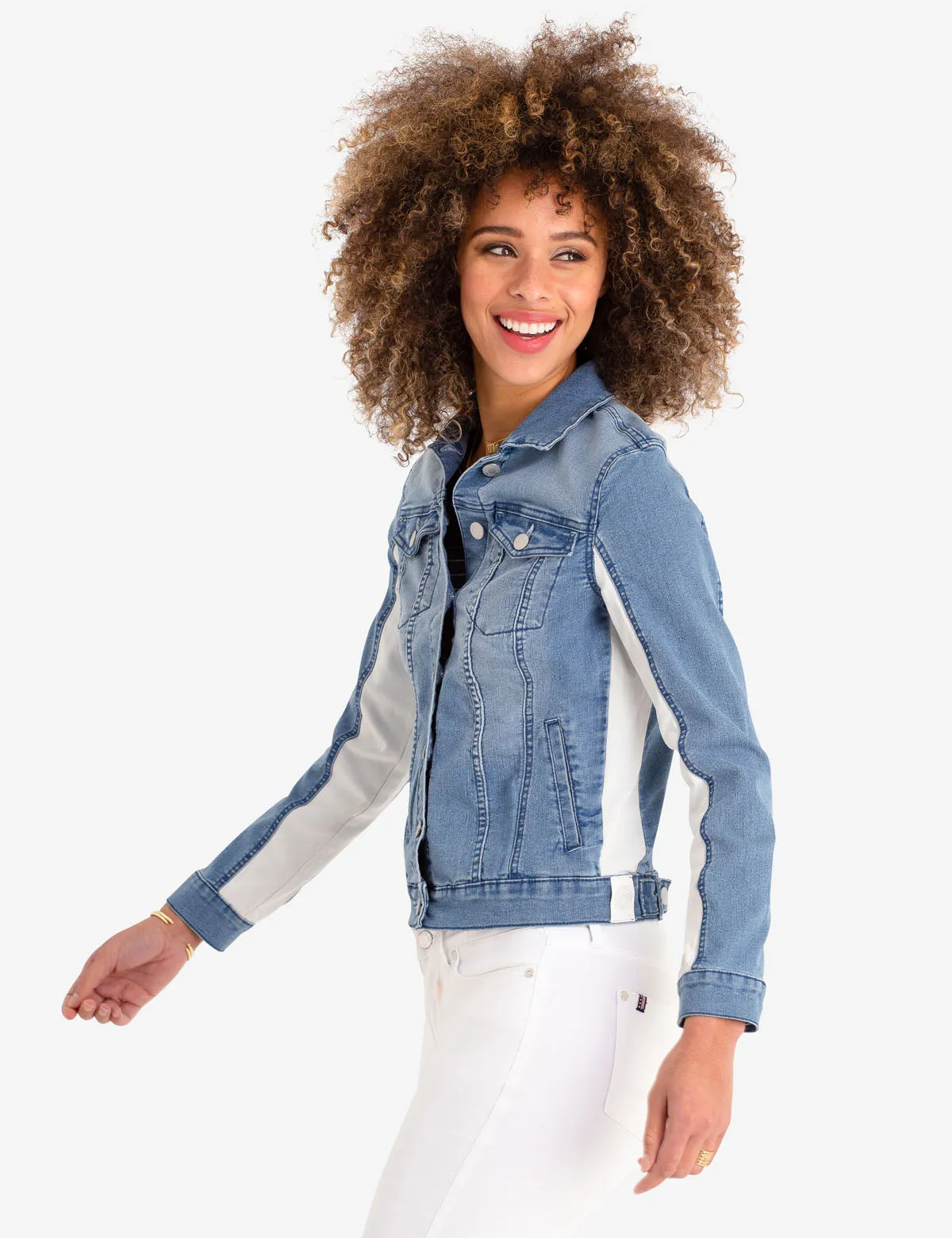 COLORBLOCK DENIM JACKET sold by U.S. Polo Assn. product image thumbnail 2