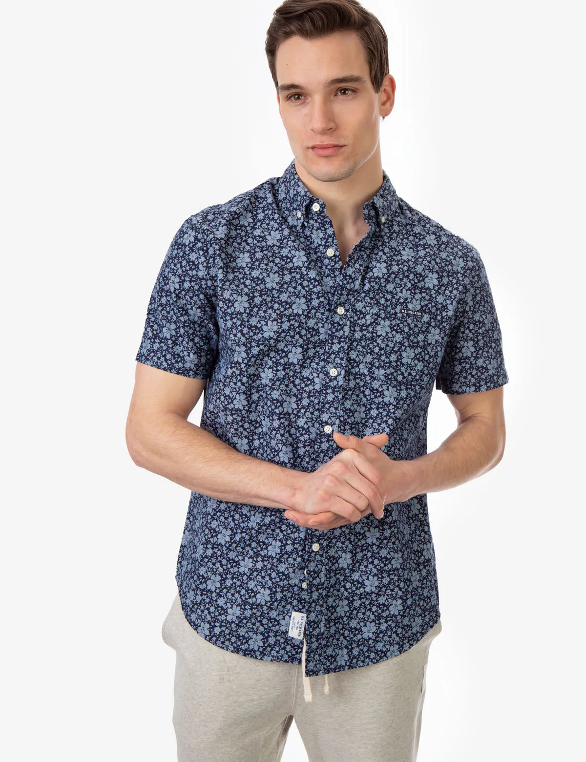 FLORAL SHORT SLEEVE SHIRT sold by U.S. Polo Assn.