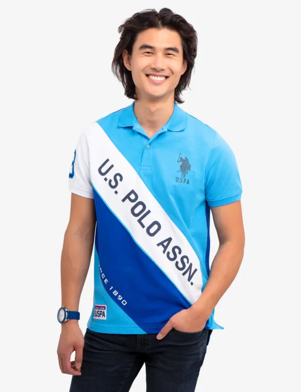 U.S. POLO ASSN. DIAGONAL POLO SHIRT sold by U.S. Polo Assn.