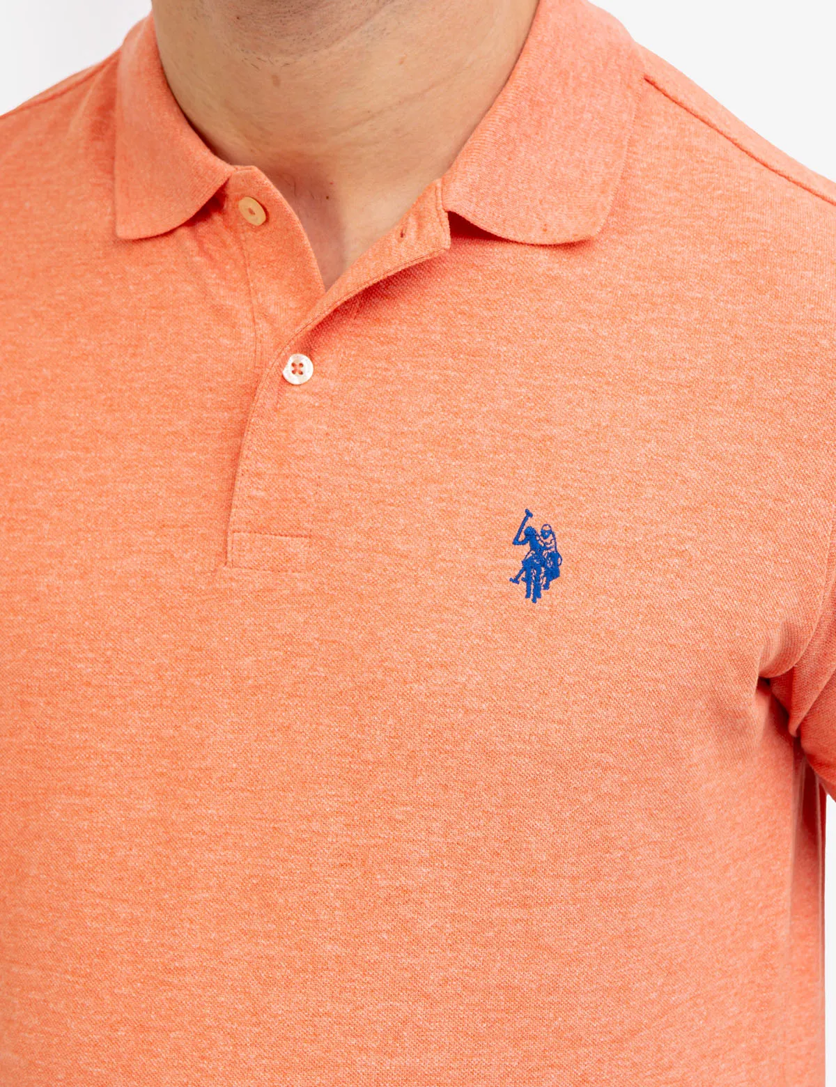 SOLID PIQUE SMALL LOGO POLO SHIRT sold by U.S. Polo Assn. product image thumbnail 2