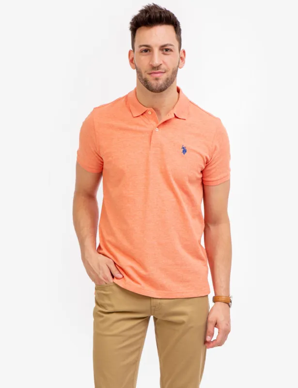 SOLID PIQUE SMALL LOGO POLO SHIRT sold by U.S. Polo Assn.