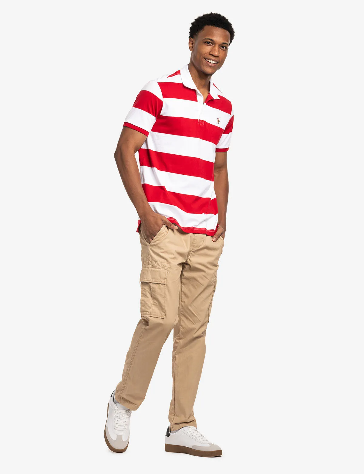 TWILL COLLAR RUGBY STRIPE JERSEY POLO SHIRT sold by U.S. Polo Assn. product image thumbnail 3