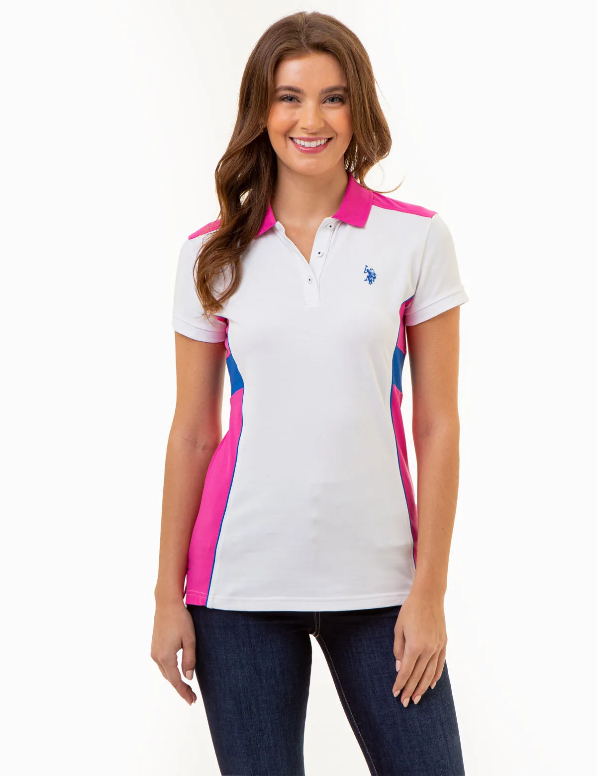 SIDESEAM PANEL COLORBLOCK POLO SHIRT sold by U.S. Polo Assn. product image thumbnail 5
