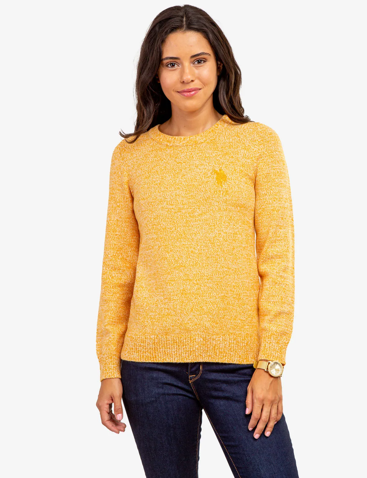 USPA MARLED CREW NECK SWEATER sold by U.S. Polo Assn.