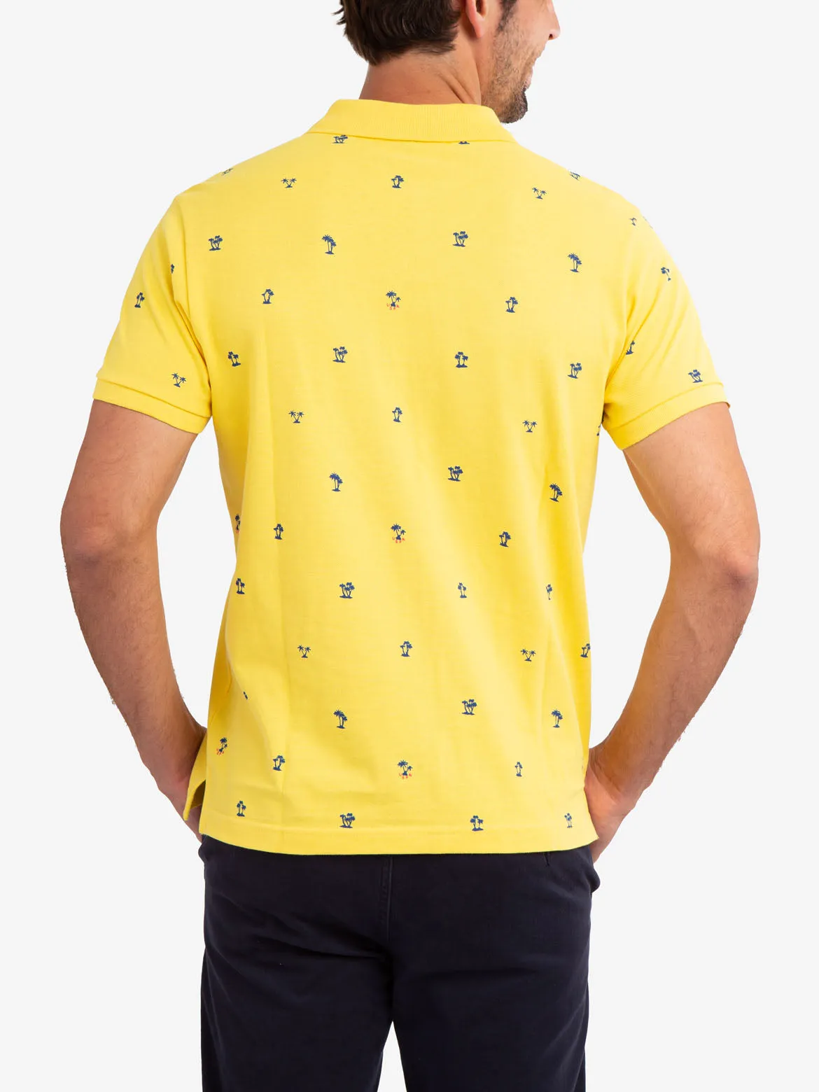 PALM PRINT PIQUE POLO SHIRT sold by U.S. Polo Assn. product image thumbnail 4