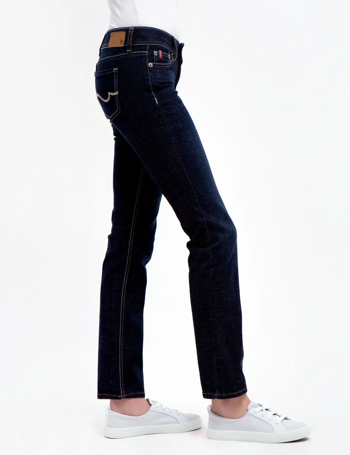 Jamie Straight Leg Fit Jean, Dark Wash sold by U.S. Polo Assn. product image thumbnail 2