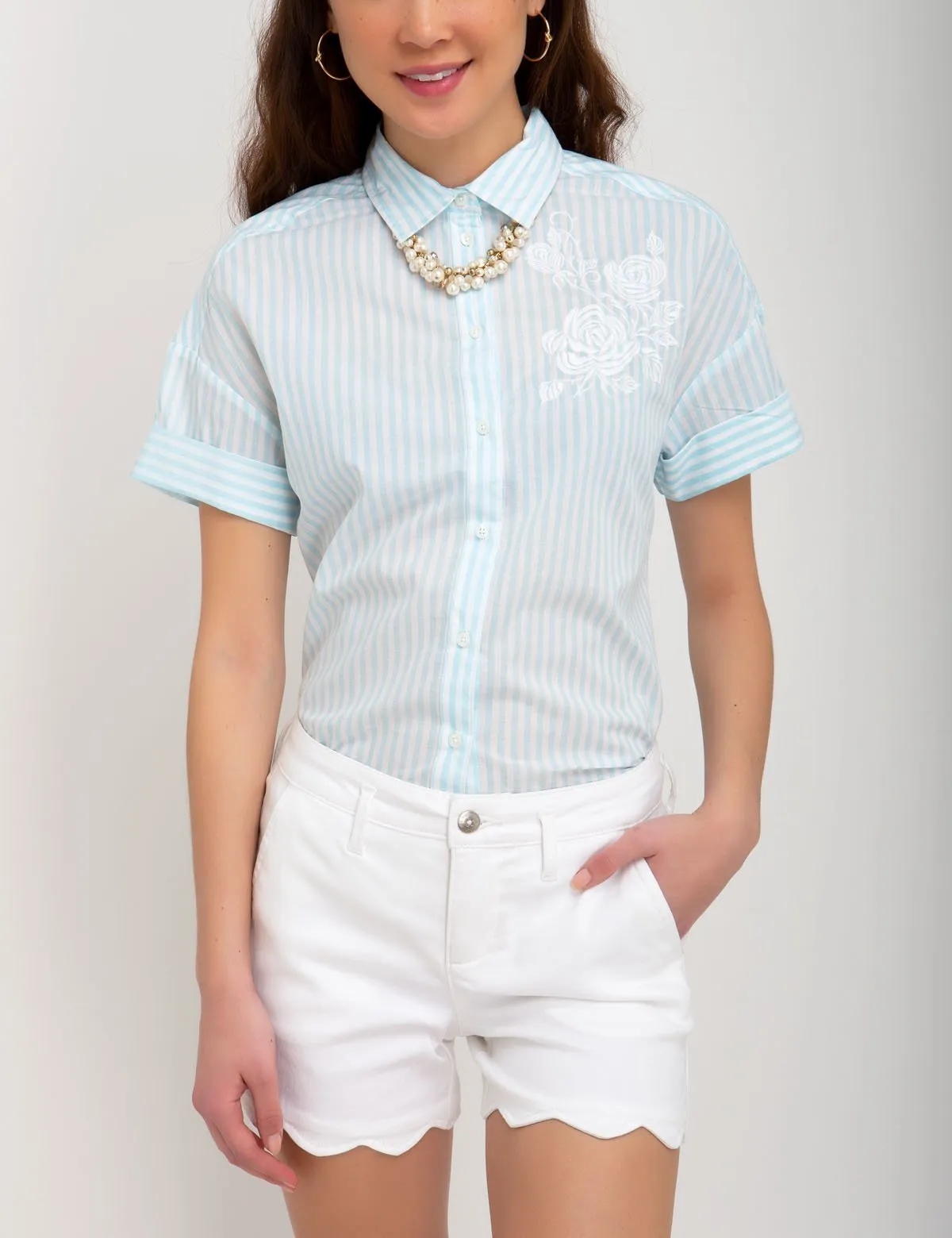 EMBROIDERED STRIPED TOP sold by U.S. Polo Assn. product image thumbnail 5