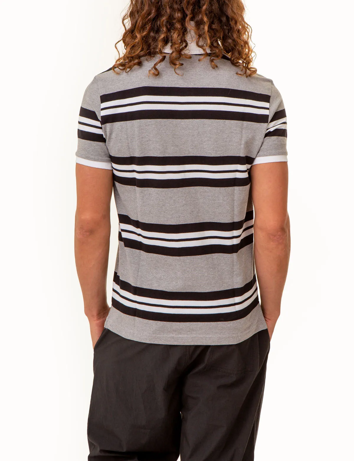 USPA SPORT YARN DYE STRIPE POLO SHIRT sold by U.S. Polo Assn. product image thumbnail 4