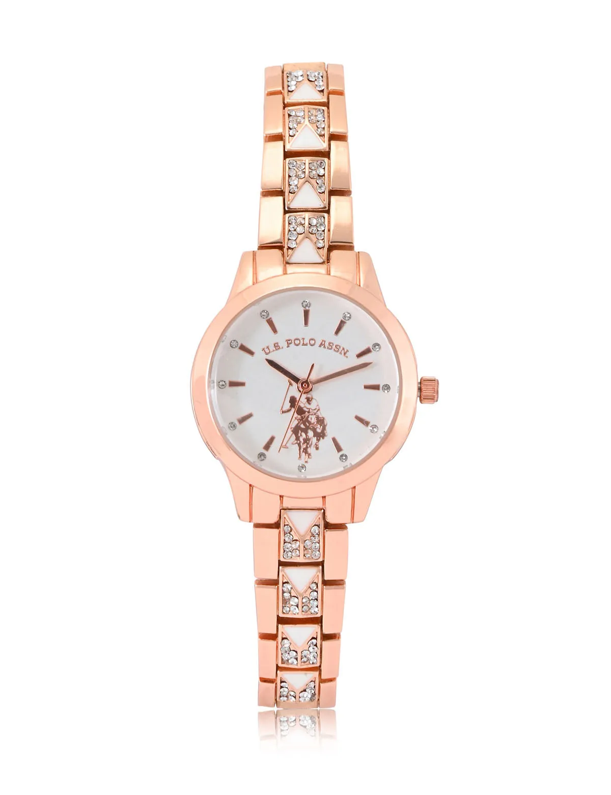 LADIES EMBELLISHED DECO ANALOG WATCH sold by U.S. Polo Assn. product image thumbnail 3