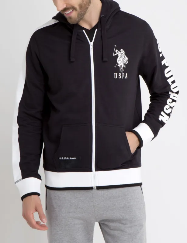 HOODIE WITH RUBBER LOGOS sold by U.S. Polo Assn.