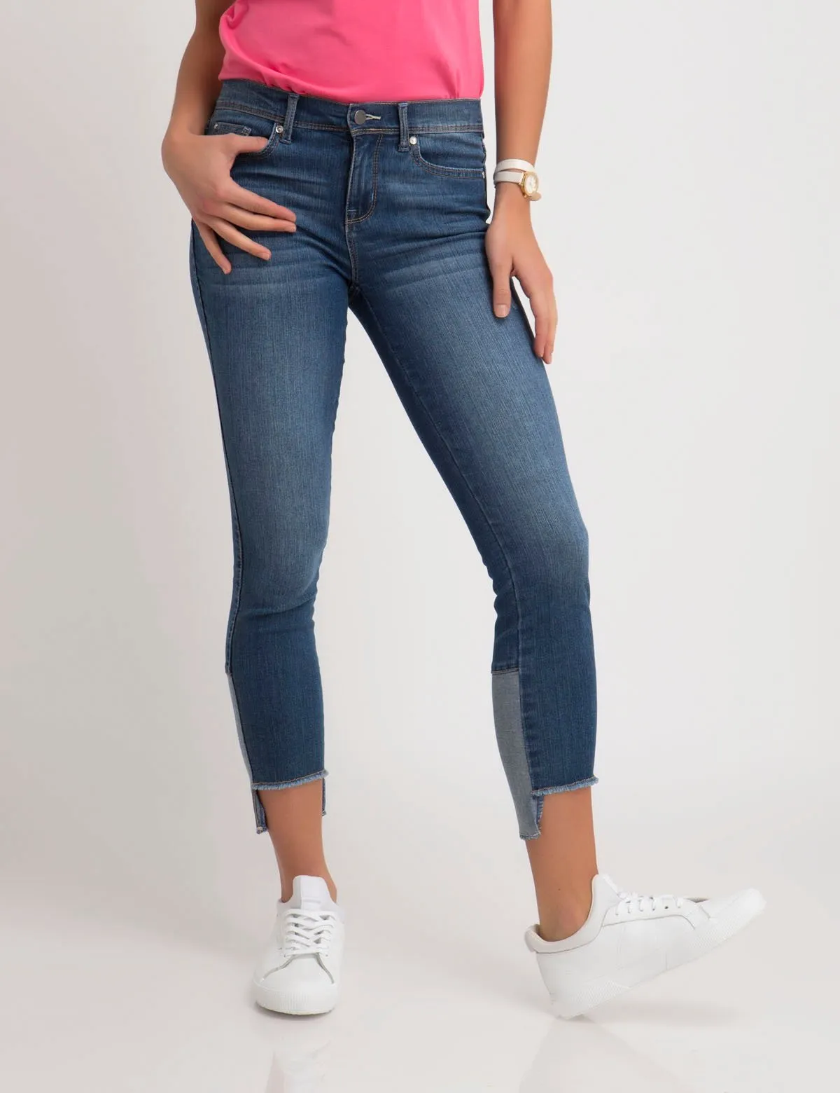 STRETCH MID RISE SKINNY CROP JEANS sold by U.S. Polo Assn.