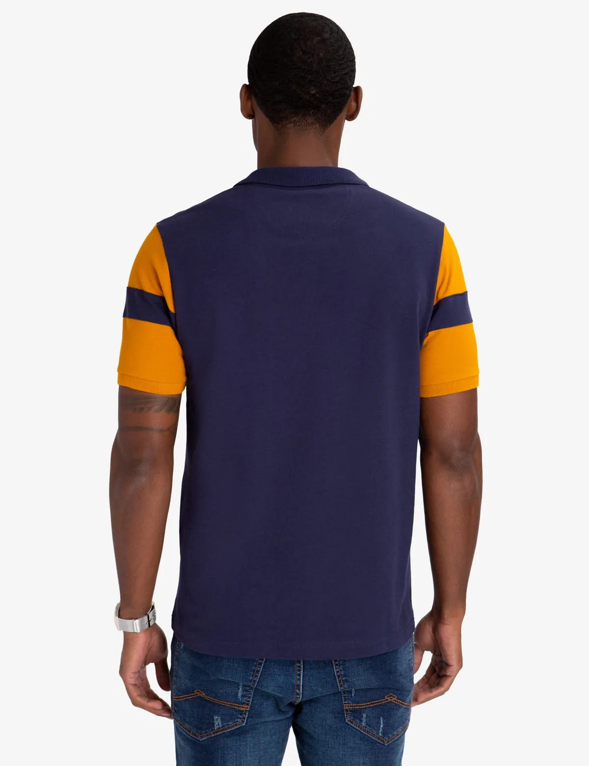 BLACK MALLET CLASSIC FIT CHEST STRIPE POLO SHIRT sold by U.S. Polo Assn. product image thumbnail 4