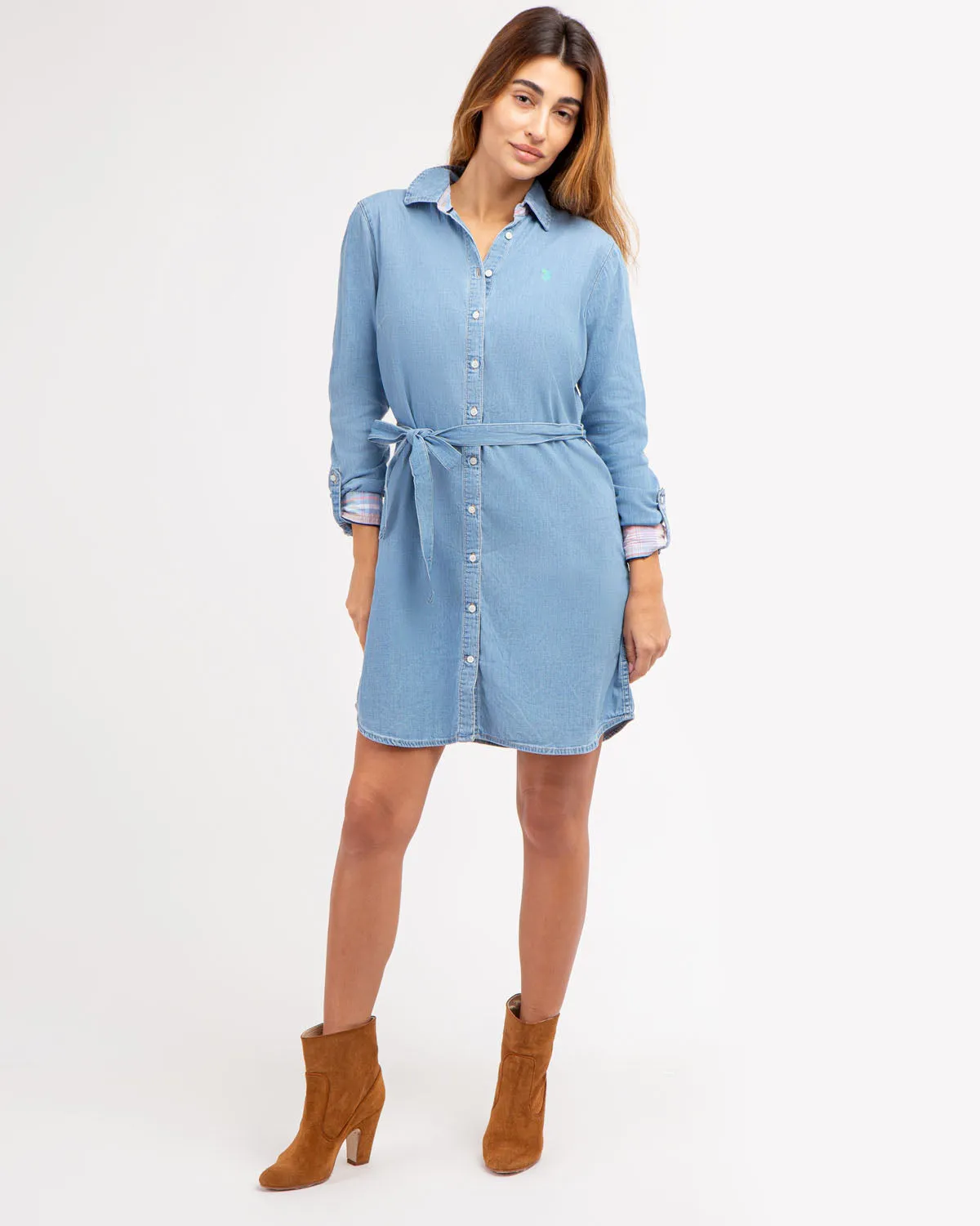 CHAMBRAY DRESS sold by U.S. Polo Assn. product image thumbnail 4