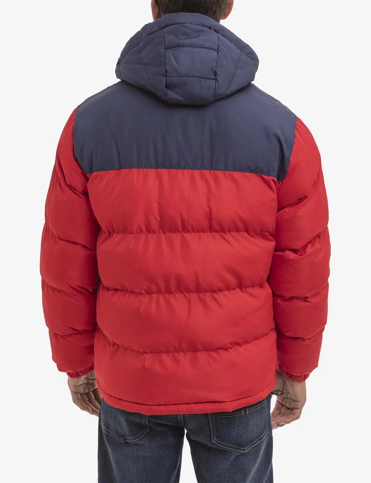 WORDMARK COLORBLOCK HOODED PUFFER JACKET sold by U.S. Polo Assn. product image thumbnail 5