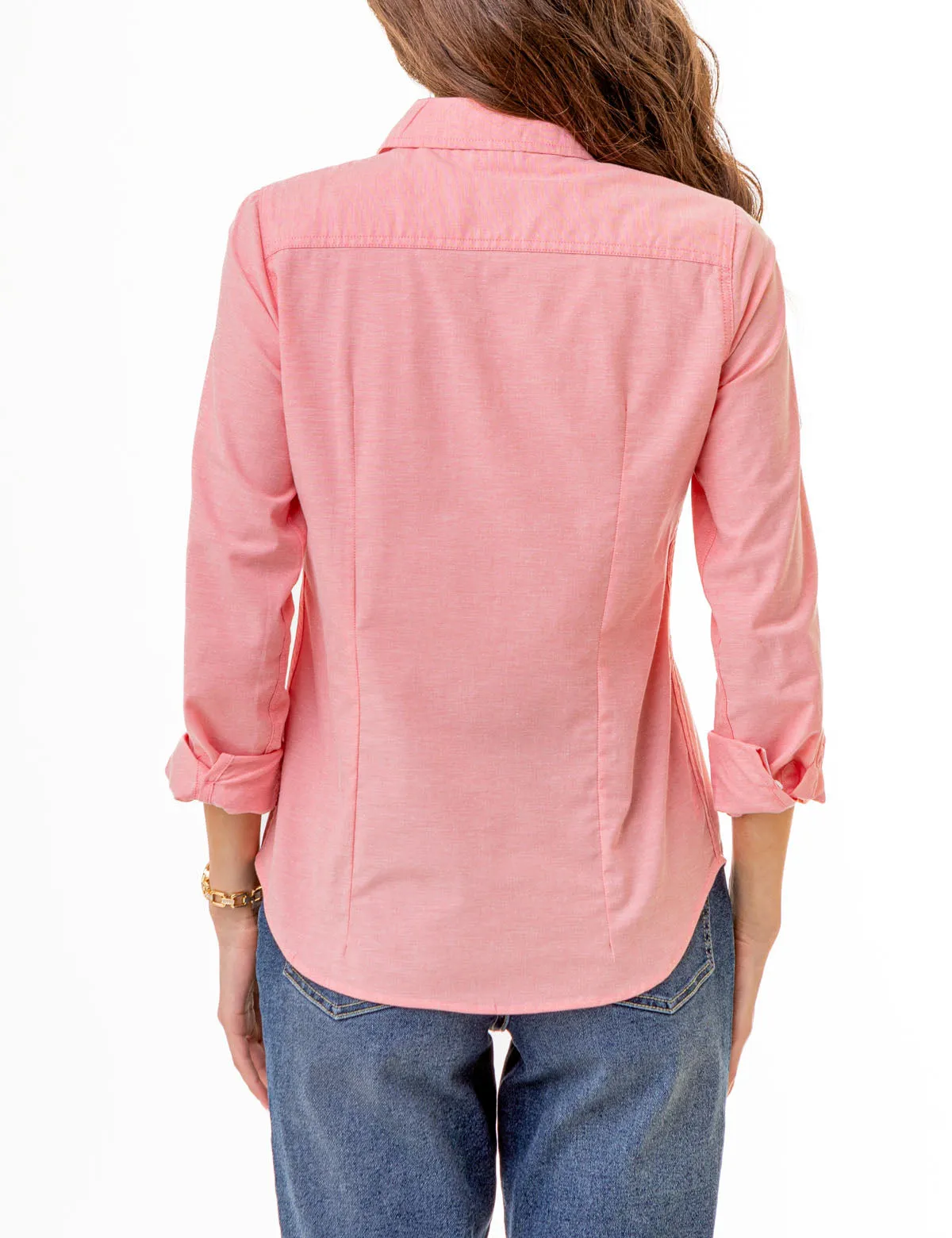 MULTI TONAL SMALL LOGO OXFORD SHIRT sold by U.S. Polo Assn. product image thumbnail 4