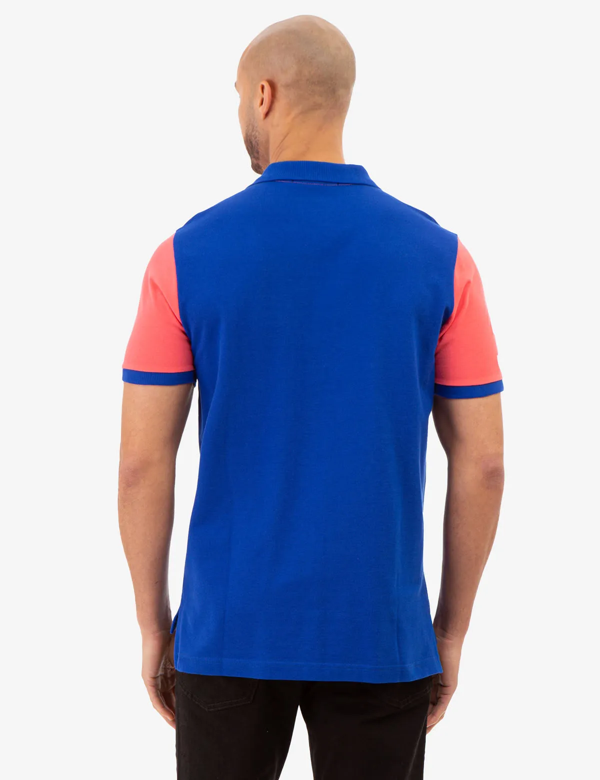 COLORBLOCK PIQUE POLO SHIRT WITH GRAPHIC PRINT sold by U.S. Polo Assn. product image thumbnail 4