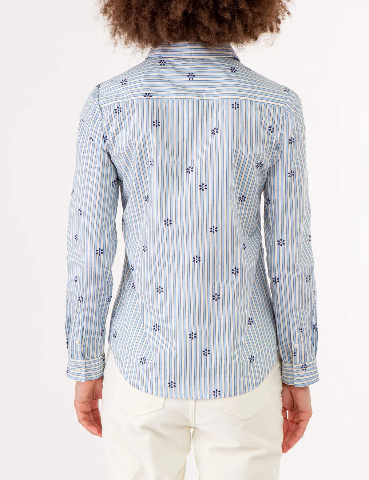 DITSY PRINT LONG SLEEVE POPLIN SHIRT sold by U.S. Polo Assn. product image thumbnail 4