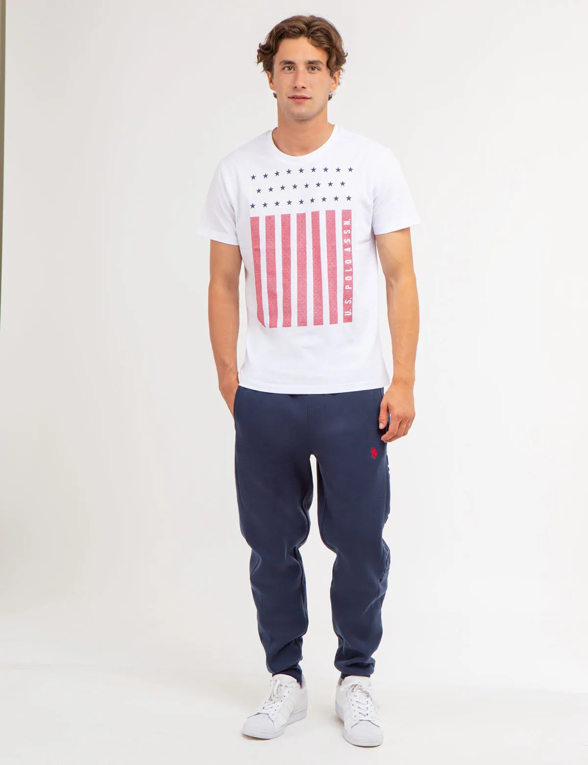 U.S. POLO ASSN. VERTICAL FLAG JERSEY T-SHIRT sold by U.S. Polo Assn. product image thumbnail 2