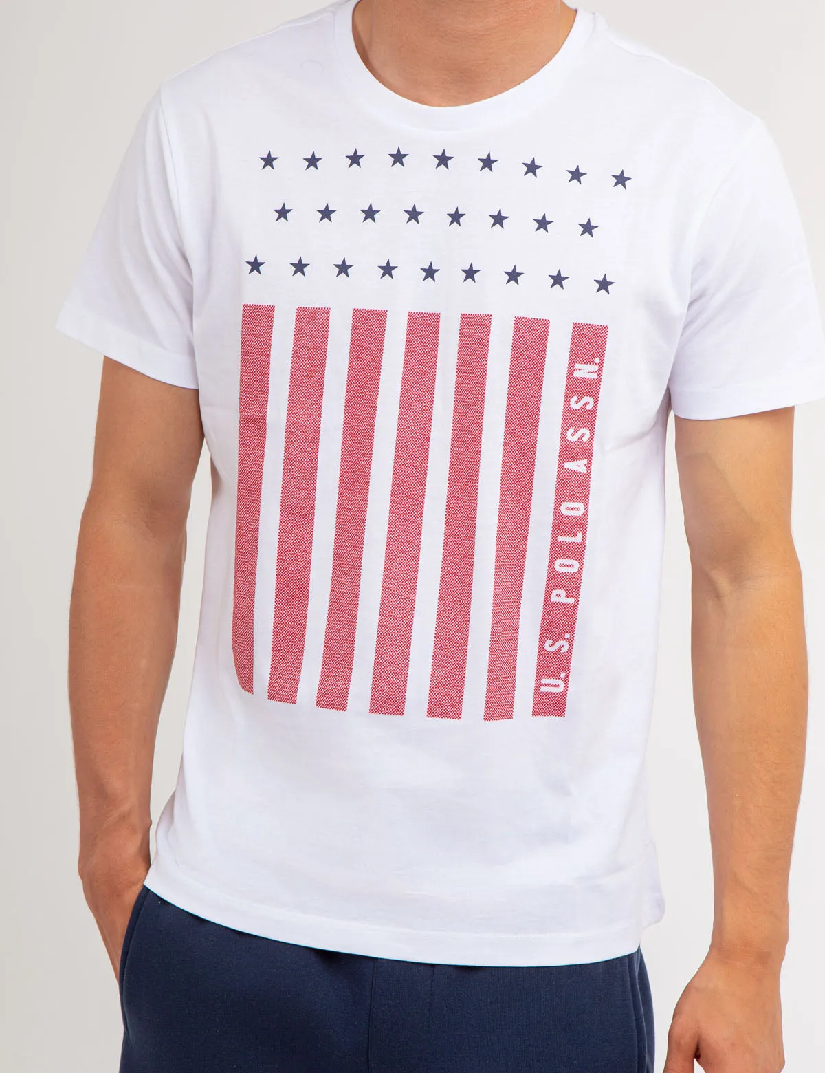 U.S. POLO ASSN. VERTICAL FLAG JERSEY T-SHIRT sold by U.S. Polo Assn. product image thumbnail 3