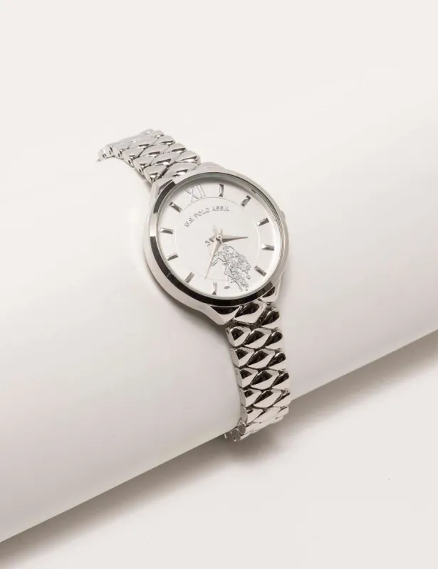 LADIES SILVER BRACELET WATCH sold by U.S. Polo Assn.