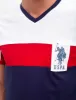 COLORBLOCK V-NECK T-SHIRT sold by U.S. Polo Assn.