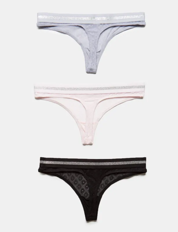 3 Pack Lace Thongs sold by U.S. Polo Assn.