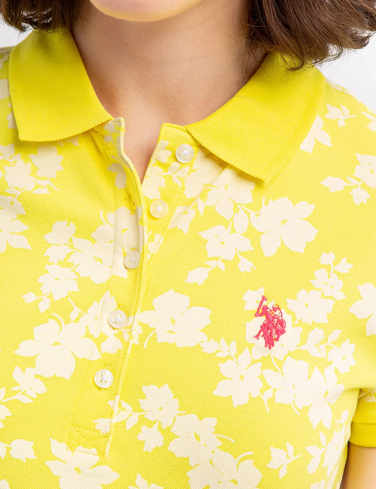 FLORAL PRINT POLO SHIRT sold by U.S. Polo Assn. product image thumbnail 5