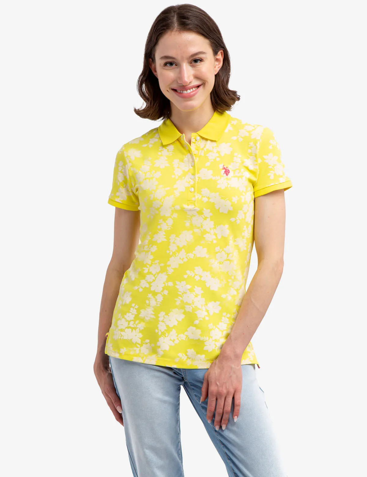 FLORAL PRINT POLO SHIRT sold by U.S. Polo Assn.