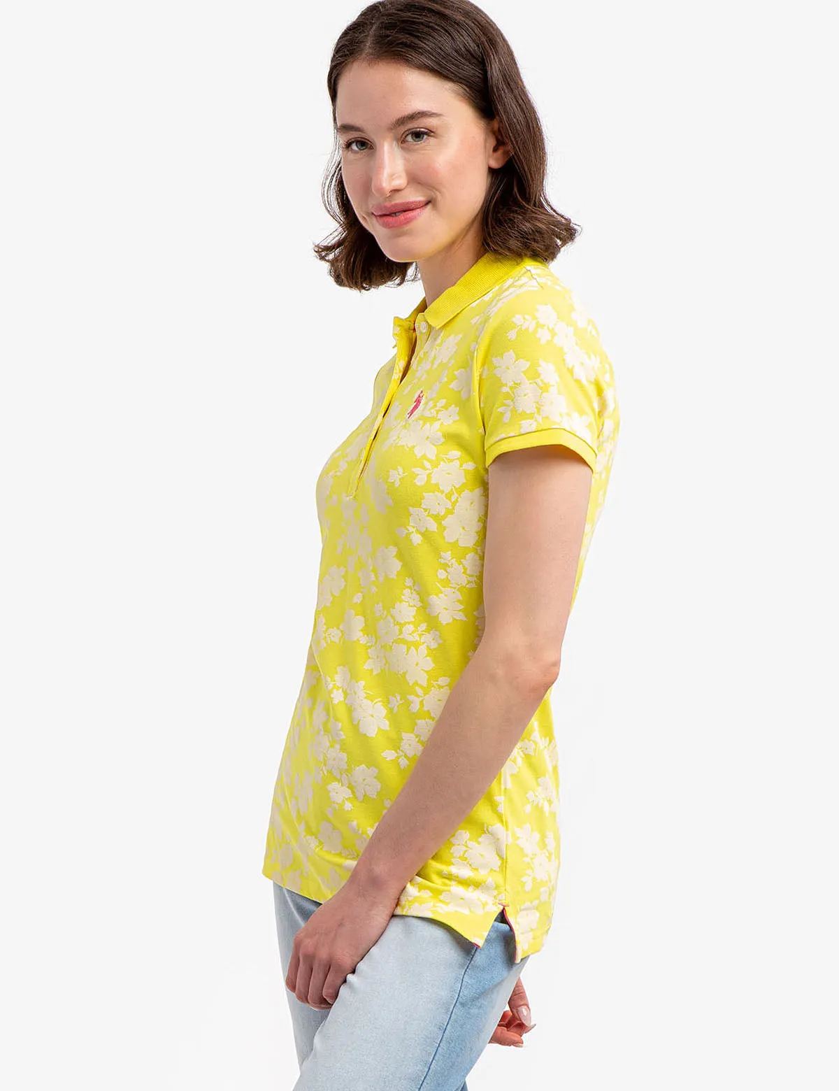 FLORAL PRINT POLO SHIRT sold by U.S. Polo Assn. product image thumbnail 3