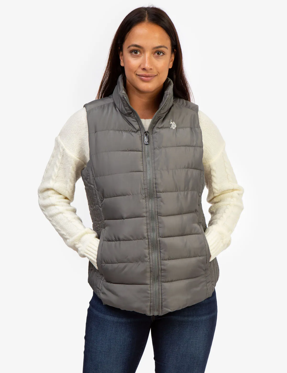 COZY FAUX FUR LINED VEST sold by U.S. Polo Assn.
