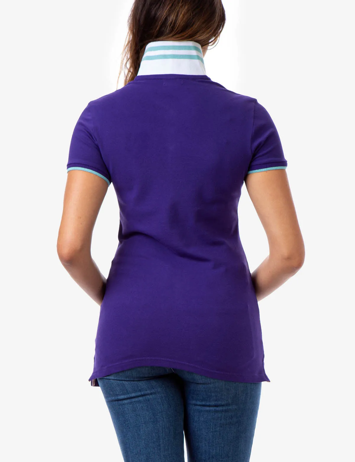 STRETCH BIG LOGO TIPPED POLO SHIRT sold by U.S. Polo Assn. product image thumbnail 3