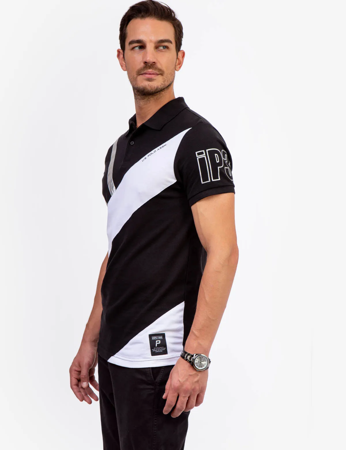 SLIM FIT COLORBLOCK PIQUE POLO SHIRT sold by U.S. Polo Assn. product image thumbnail 4