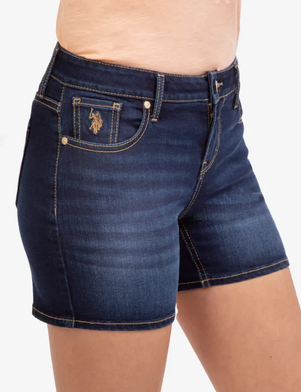 CLASSIC MID RISE DENIM SHORTS sold by U.S. Polo Assn.