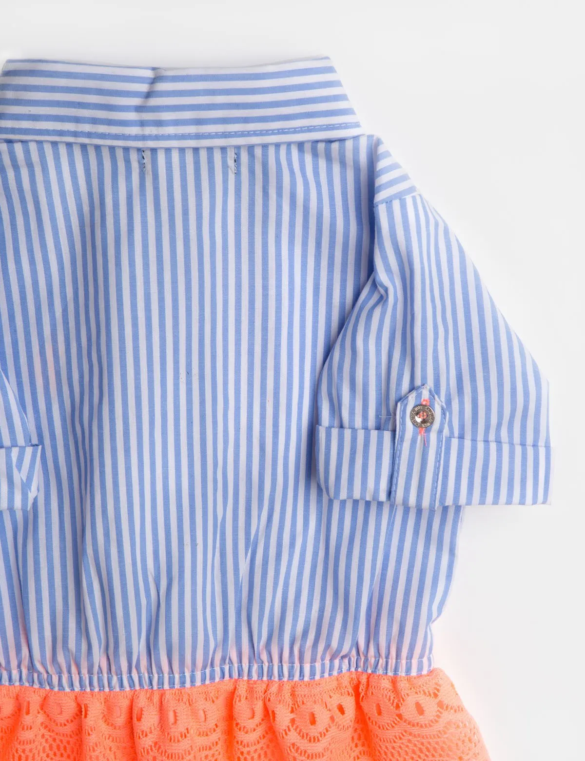 GIRLS DRESS WITH STRIPES AND LACE sold by U.S. Polo Assn. product image thumbnail 4