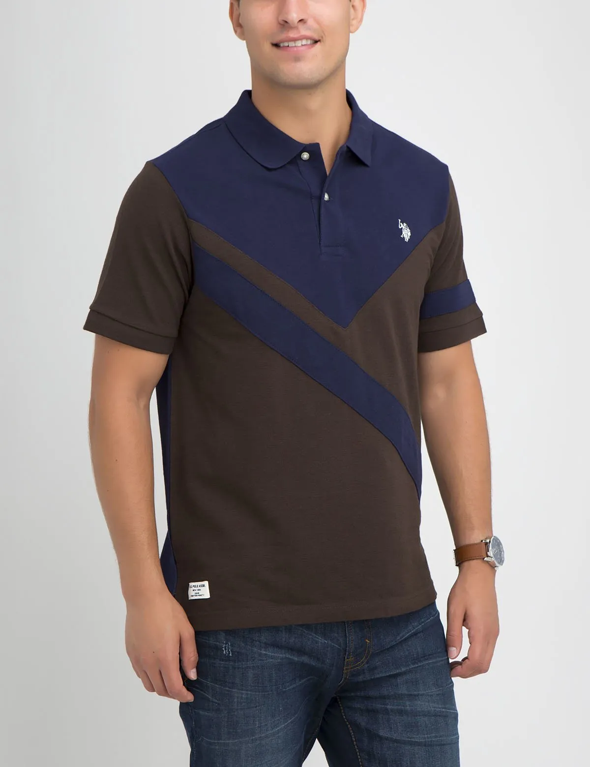 COLORBLOCK POLO SHIRT sold by U.S. Polo Assn.