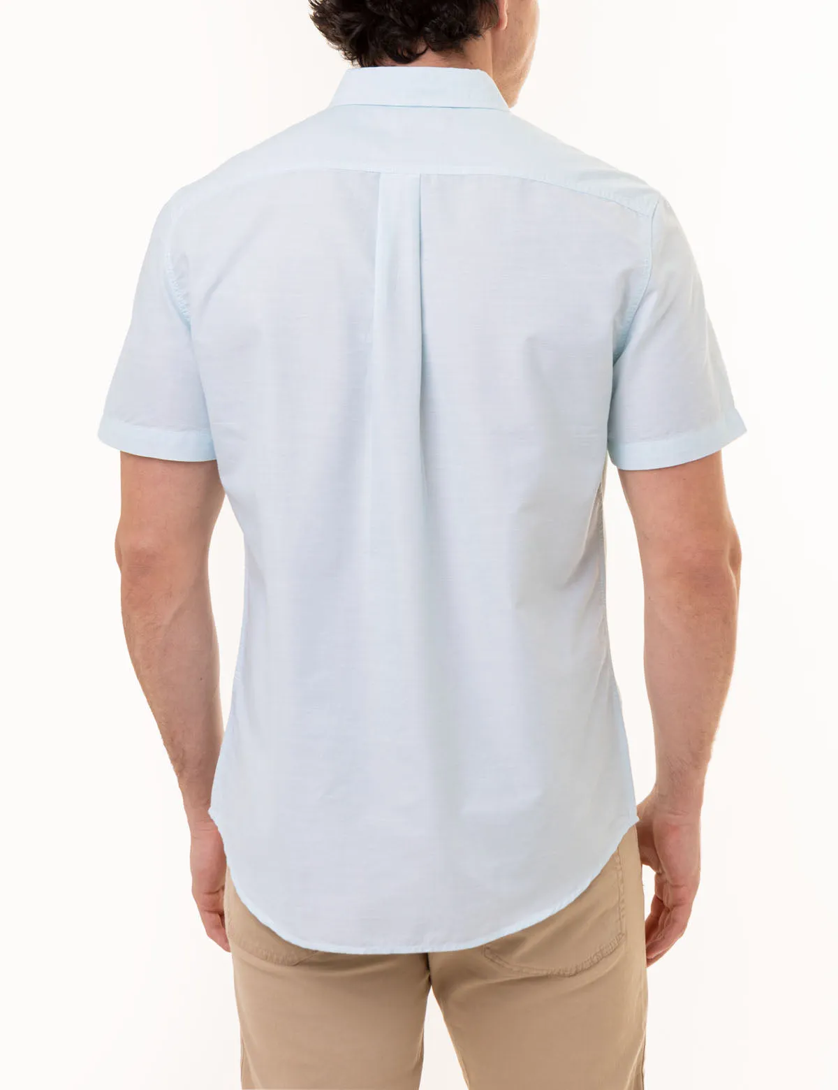 SHORT SLEEVE SLUB WOVEN SHIRT sold by U.S. Polo Assn. product image thumbnail 4