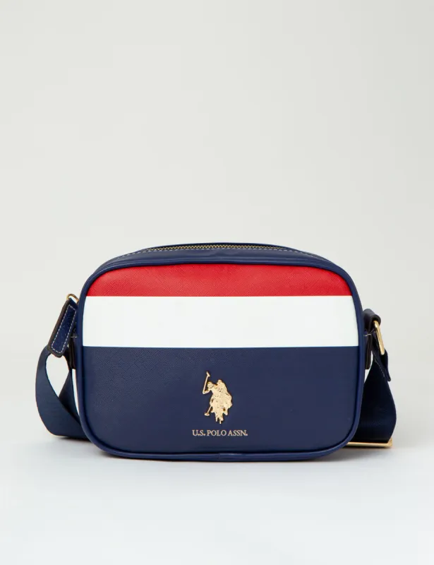 CLASSIC SIGNATURE STRIPE CROSSBODY BAG sold by U.S. Polo Assn.