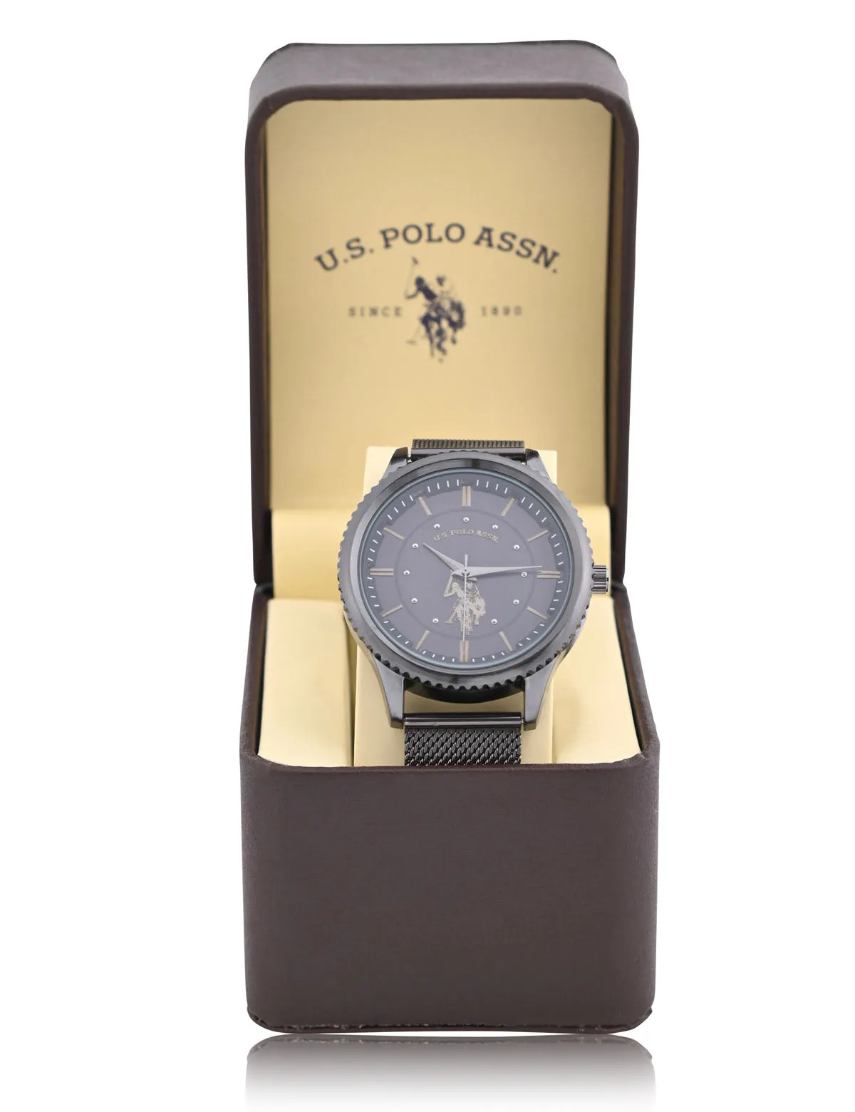 MEN'S BLACK STRAP DRESS WATCH sold by U.S. Polo Assn. product image thumbnail 2