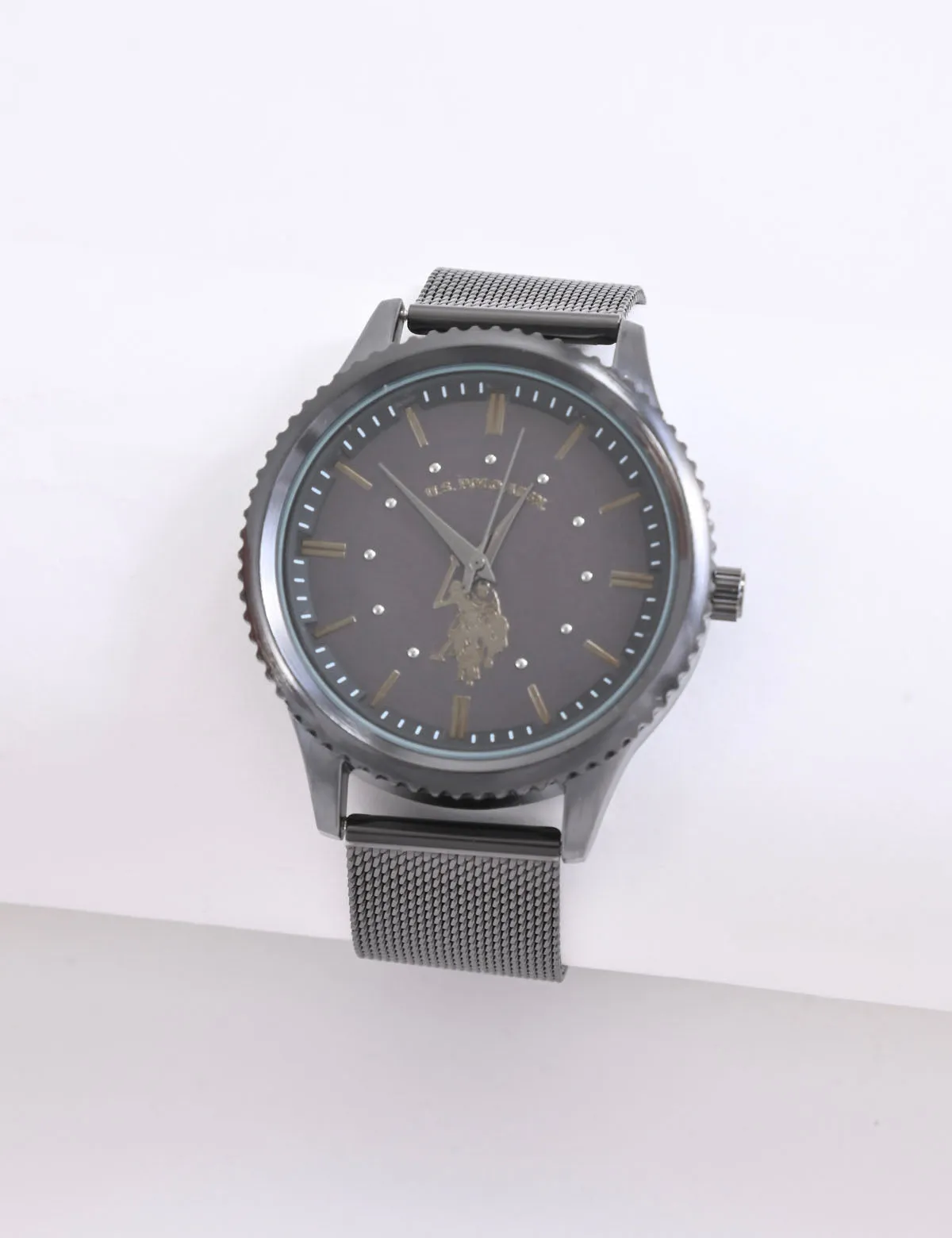 MEN'S BLACK STRAP DRESS WATCH sold by U.S. Polo Assn.